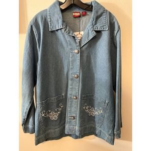 Button Down Denim Jacket